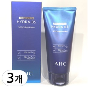 AHC 프리미엄 하이드라 B5 수딩 폼, 180ml, 3개