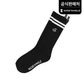 와이드앵글 공식 WG 여성 숏 니삭스 WWU23S05Z1 (정상가:13 000), Black 24CM, Black, 1개