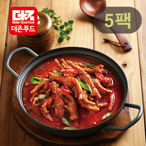 더존푸드 얼큰한 국물닭발, 5개, 900g