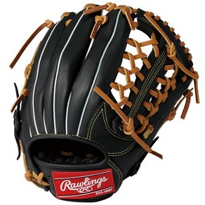 Rawlings [GJ8FHT1123] 하이퍼테크 주니어 글러브 (검정) 11.5인치, 검정, 1개