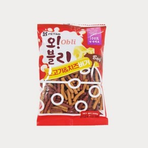 오블리 양고기/연어/오리/소고기 버거 100g 강아지간식, 1개