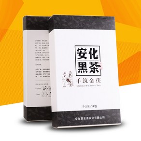 후난 안화 흑차 1kg 금화 복전차, 1개, 1개입