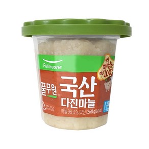 풀무원 국산 다진마늘, 260g, 1개