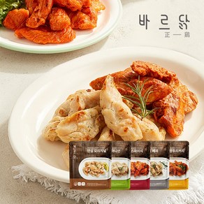 [바르닭] 안심 닭가슴살 100g3팩 5종 골라담기, 스파이시3팩, 3개