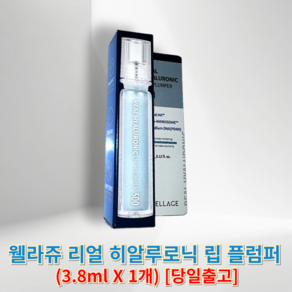 [[오늘출고]] 웰라쥬 리얼 히알루로닉 립 플럼퍼 (wellage) 웰라쥬립플럼퍼 리얼립 수분립보습, 수분보습형, 3.8ml, 1개