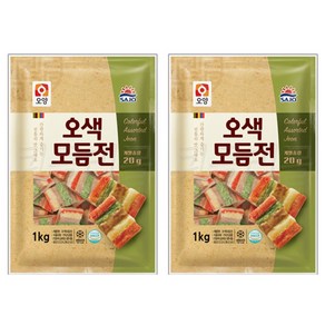 사조 오색모듬전1kg, 2개