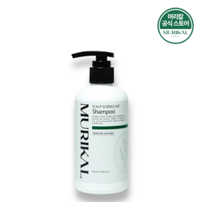 [공식스토어]머리칼 MURIKAL 남성탈모 여성탈모 기능성 탈모 방지 예방 샴푸, 1개, 250ml