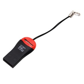 주닉스 고속 USB 2.0 TF 마이크로 Mico SD 리더기, 1개