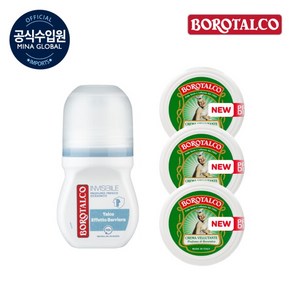 [보로탈코] 프레쉬 데오드란트 롤온 & 바디 크림 패키지(30ml x 3개), 1세트