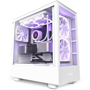 NZXT H5 Elite Matte White 미들타워 케이스, 선택하세요