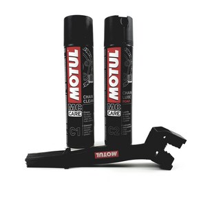 MOTUL 모튤 체인 루브 클리너 브러쉬 세트 C1 C2 O X Z 링 오토바이 바이크 구리스, 1개