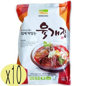 태양식품 냉동 육개장 600g-10개(6kg), 10개, 600g