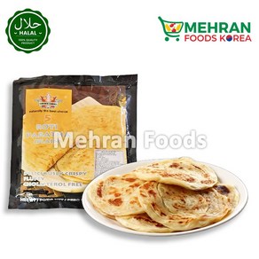 CROWN FARMS Roti Paatha 5pcs (Plain) 400g 로티 플레인 파라타 (커리빵), 1개