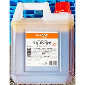 프레시원 조청 맥아물엿 8kg 황물엿 업소용 말통 엿기름, 1개