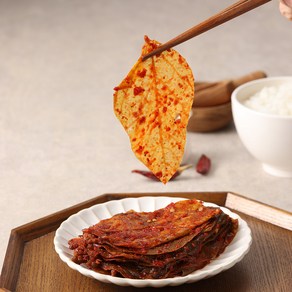 [수미푸드몰] 경상도 별미 단풍 콩잎 장아찌1kg, 1kg, 1개