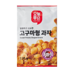 오늘좋은 고구마형 과자 (135G), 10개, 140g