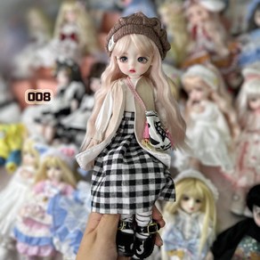 구체관절인형 30cm 메이크업 풀세트 1/6 USD BJD 구관 의상 30종