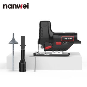 NANWEI 12V 미니 직소 6단 설정 1500-2800pm 충전 인터페이스 Tpye-C, 1개, NW5298-0C