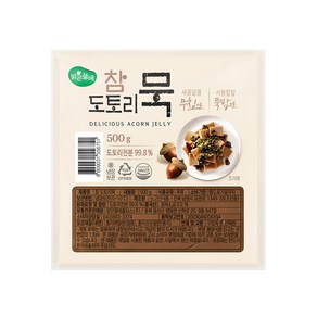 맑은물에 참 도토리묵 500g, 1개