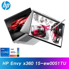 HP Envy x360 15-ew0051TU - 12세대 i7 WIN11 터치펜 2in1, WIN11 Pro, 32GB, 2TB, 실버 알루미늄
