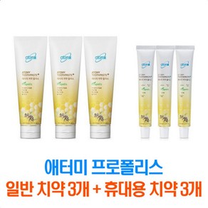 애터미 치약 200gX3개 + 휴대용 50gX3개, 12개, 125g