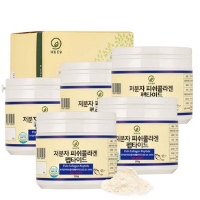 휴나인 100% 초저분자 피쉬 콜라겐 펩타이드 300달톤 150g (첨가물X), 200g, 5개