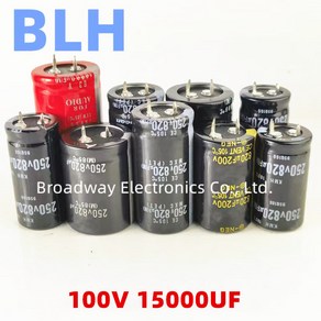 경적 캐패시터 15000UF 알루미늄 전해질 100V 100V15000UF 40x80, [01] 100V15000UF 40X80, 1개