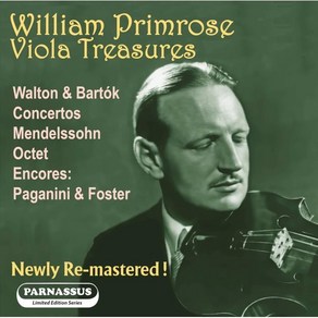 [CD] 윌리엄 프림로즈 비올라 명곡집 (William Pimose Viola Teasues)