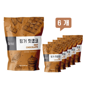 핑거 핫초코 코코아 가루 분말 대용량 800g 자판기용, 6개