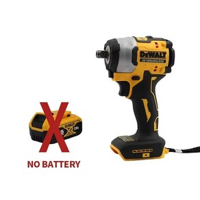 Dewalt DCF922 임팩트 렌치 전기 공구 무선 브러시리스 20V 키 배터리 406NM 토크 가변 속도 드릴, 01 No battey, 1개