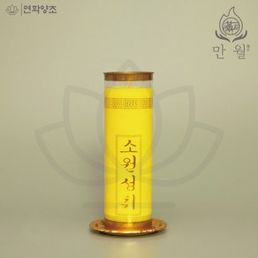 [박스&반박스] 식물성 팜유초모음 고급형(백색) 1일초 3일초 5일초 7일초 15일초 24년신형 케이스초 기도초 식물성초 법당용초 제사용초 연화양초, 5일초 고급형-노랑(반박스12개), 12개