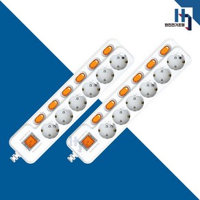 국산 접지 개별 멀티코드 멀티탭 멀티콘센트 6구 1.5M, 선택01 접지 개별 멀티 2구, 1개