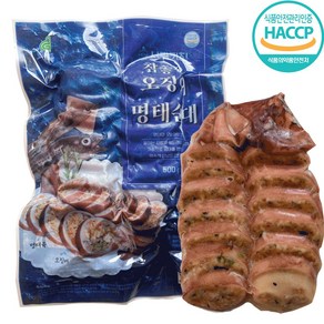 속초 통통하고 매콤한 오징어명태순대 누룽지오징어순대 2미(슬라이스), 500g, 1봉