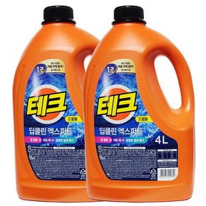 테크 딥클린 엑스퍼트 액상세제 본품, 4L, 6개