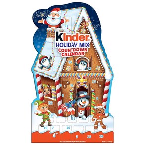 Kinder 홀리데이 어드벤트 캘린더 개별 Wrapped 초콜릿 71 Ounces 1 Pack 24 피스 2023 2024