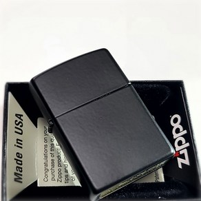 정품 지포라이터 218 REGULAR BLACK MATTE 지포 라이타 zippo 지프라이터 지퍼라이터