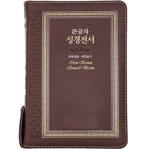 개역개정 큰글자 성경전서 NKR73SB 중합본 가죽 초코 성서원 66