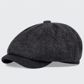 베레모 헌팅캡 팔각모 플랫캡 울 레트로 힙합 남성용 프리사이즈 Flat Cap Wool Vintage Octagonal Hat Peaky blindes