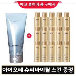 에코클렌징폼 구매 + 샘플 아이오페 슈퍼바이탈 스킨 18ml x15개 - 총 270ml