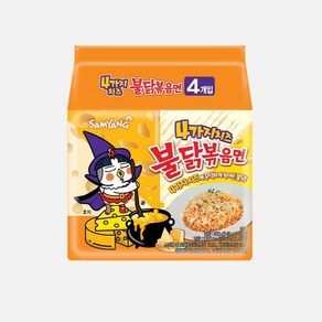 삼양식품 4가지치즈 불닭볶음면 145g x 4입, 4개