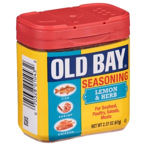 OLD BAY Lemon & Heb Seasoning 2.37 oz OLD BAY 레몬 & 허브 시즈닝 2.37온스, 1개, 67g