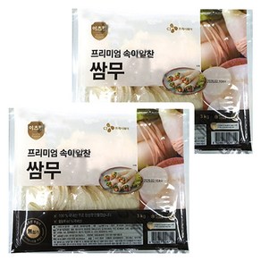 CJ 이츠웰 프리미엄 속이알찬 쌈무 3KG, 2개