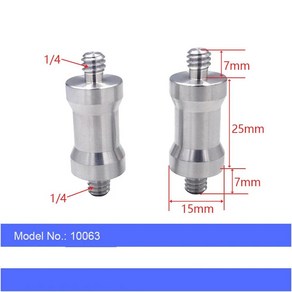 인치에서 암나사 변환 어댑터 스피곳 스터드 수형 금속 나사 플래, 1개, 8) 10063