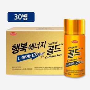 한미약품 행복 에너지골드 무카페인, 30개, 100ml, 100g