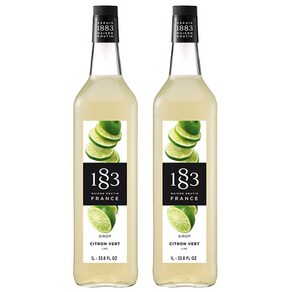 1883 라임시럽 1000ml 2개세트, 1L, 2개