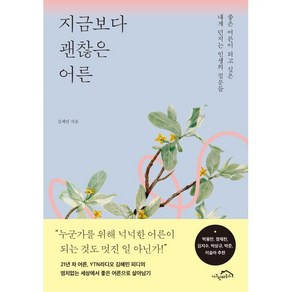 지금보다 괜찮은 어른:좋은 어른이 되고 싶은 내게 던지는 인생의 질문들, 김혜민, 시크릿하우스