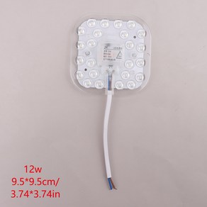 사각형 LED 패널 원형 링 조명 천장 장식 램프 AC220V 다운라이트 12W 18W 24W 36W, A1, 1개