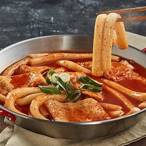 쿠팡 초할인 >> 국물 밀떡 떡볶이 은영이떡볶이 새벽에 뽑은 냉장 생밀떡 2인분 어묵 포함 (순한 보통 매운 더매운 짜장 5가지 맛 중 선택), 매운맛, 1개, 460g