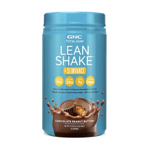 GNC 토탈 린 셰이크 + 슬림반스 초콜릿 피넛 버터 맛, 1060g, 1개, 1.06kg