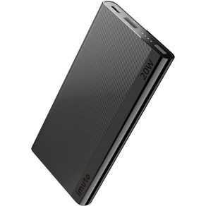 스팀덱 배터리 호환 휴대용 보조배터리 스팀 데크용 이뮤토 충전기 26800mAh 100W PD USB C 파워 뱅크 스마트 디지털 디스플레이가 있는 초고속 외장 뱅크 노트북, 20W, Black, 1개